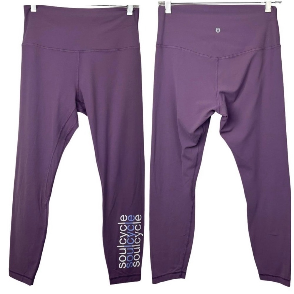 Lululemon Align Pant II Light Purple High Rise Soulcycle Graphic Leggings
Sz 10
